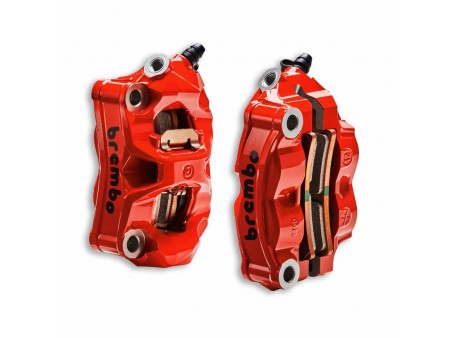 FRONT BRAKE RED CALIPERS PAIR 